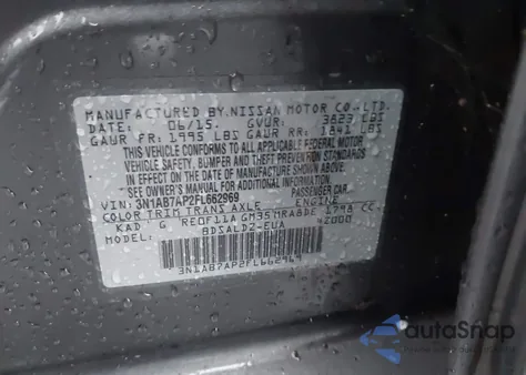 2015 Nissan Sentra Fe+ S/S/Sl/Sr/Sv from USA, damaged, VIN 3N1AB7AP2FL662969